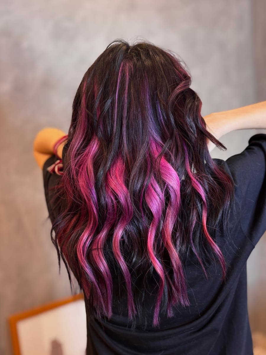 Mechas pink, por Alan