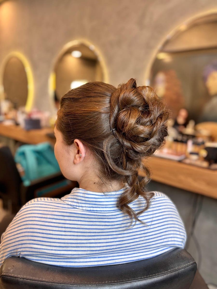 Penteado trançado, por Alan